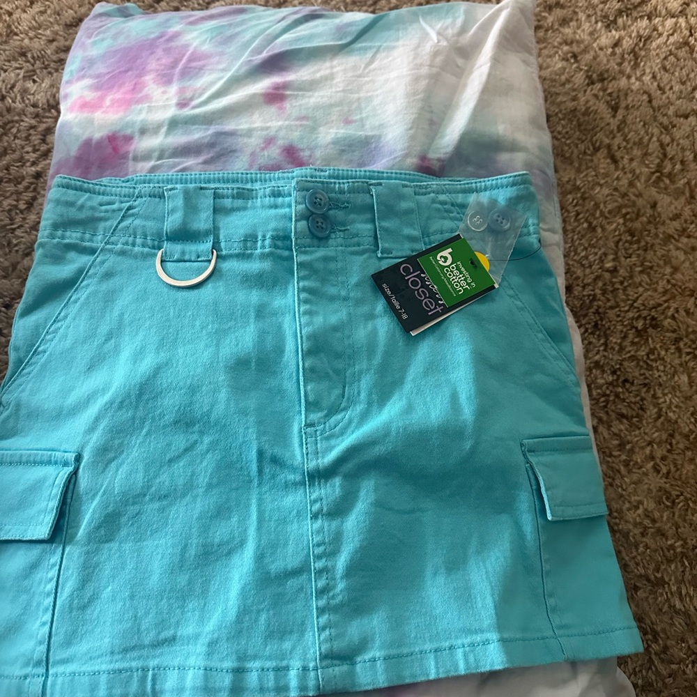 Apostrophe Turquoise kids Skirt